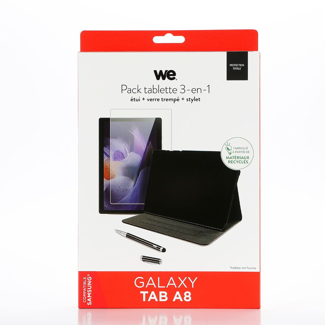 WE Bundle avec étui protection tab/film protection écran/stylet - Compatible Sam