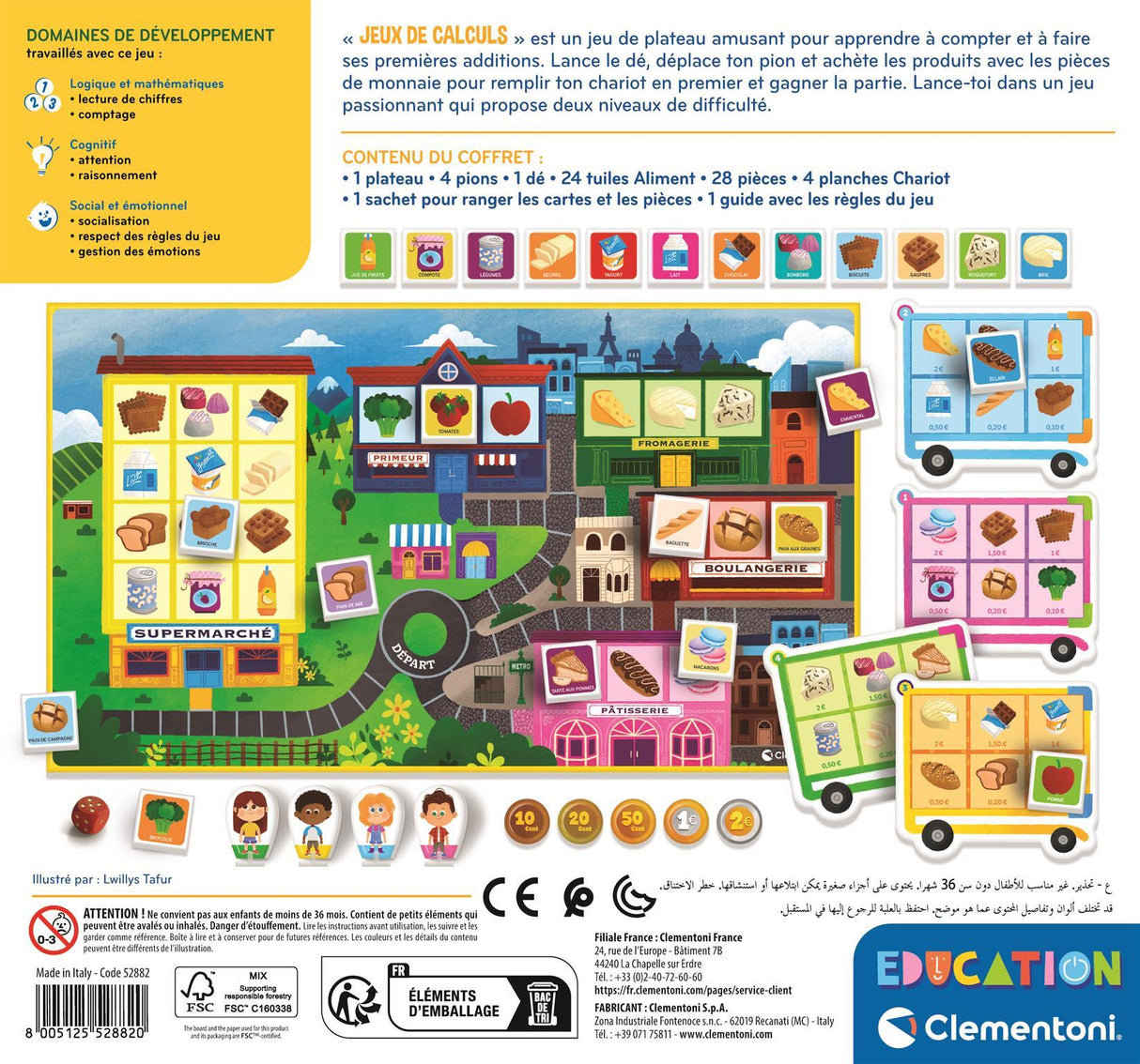 Jeux de calculs CLEMENTONI
