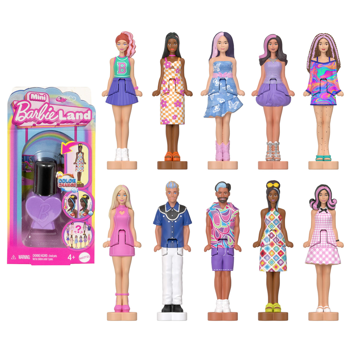 BARBIE Poupée Mini-BarbieLand Fashionistas-Poupée de 3,8 cm - Barbie - JCP97