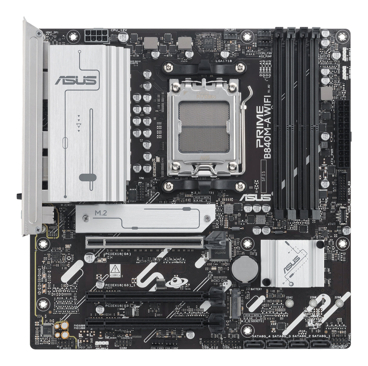 Carte Mère Asus Prime B840M-A WiFi (AMD AM5) Micro ATX