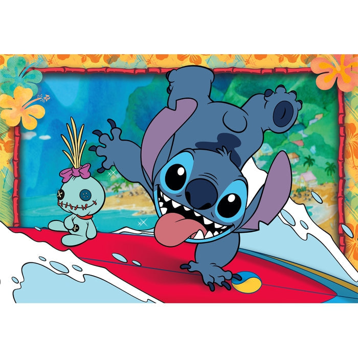 Puzzle Stitch 2x20 pieces, Pour enfants a partir de 3 ans, Theme dessins animés, CLEMENTONI