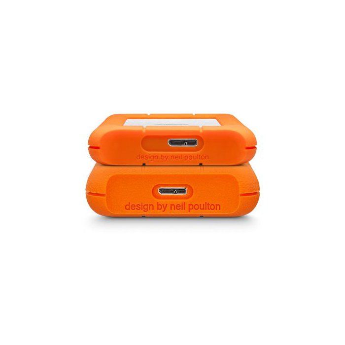 Disque dur externe - LACIE - Rugged Mini LAC9000298 - 2 To - 5400 trs/min - 3.2 Gen 1 - Orange / Argent