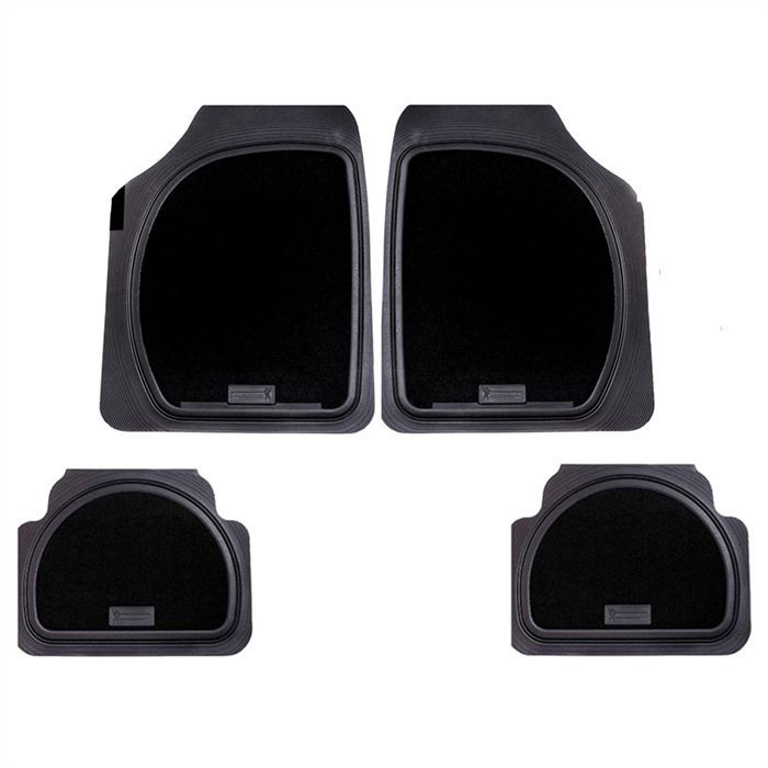 Michelin 4 Tapis Universels Caoutchouc + Moquette