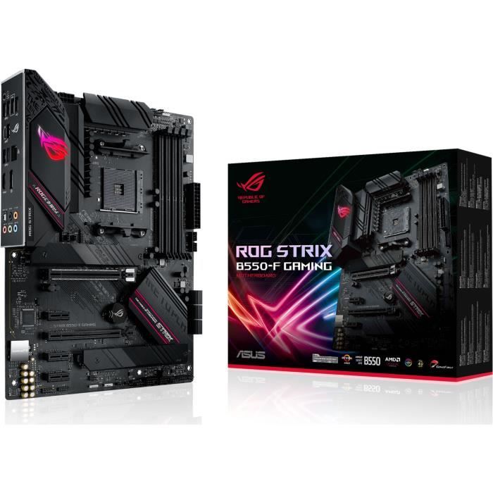 Carte mere - ASUS - ROG STRIX B550-F GAMING - AMD B550 - Emplacement AM4 ATX