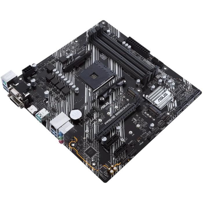 Carte mere - ASUS - PRIME B550M-K - AMD B550 - Emplacement AM4 micro ATX
