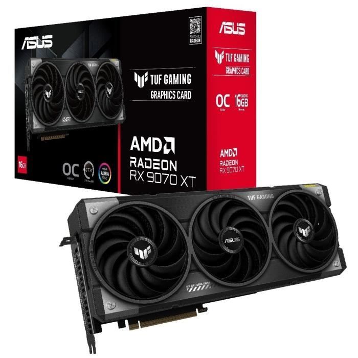 Carte graphique - ASUS - TUF-RX9070XT-O16G-GAMING