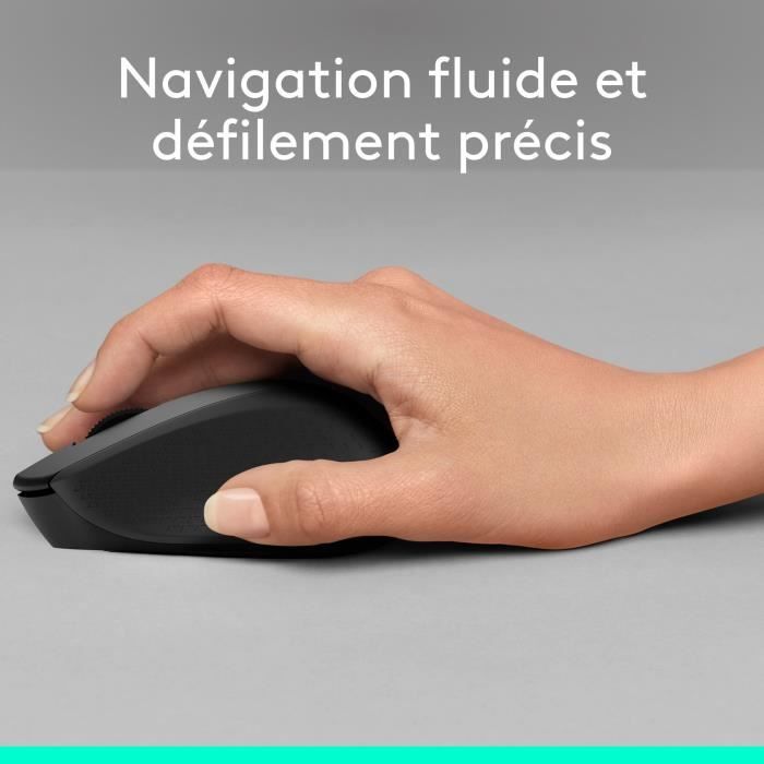 Souris - Sans fil - Logitech - M330 Silent - Silencieuse - Noir