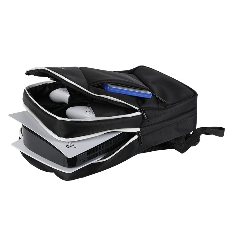 Sac a dos de transport - KONIX Mythics - Titan - Console et accessoires PS5 - Volume 16 L - Noir et blanc