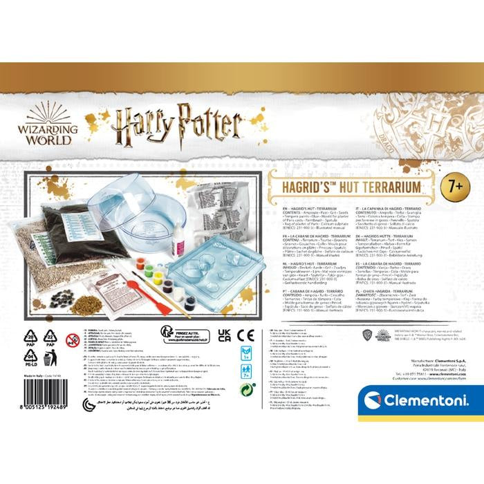 Terrarium Harry Potter - CLEMENTONI - Cabane de Hagrid a reproduire