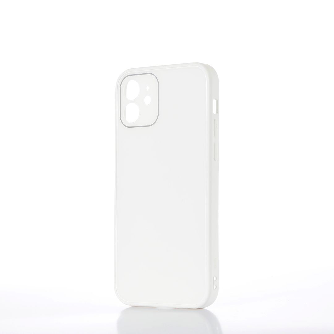 WE Coque de protection GLASS APPLE IPHONE 12 Blanc