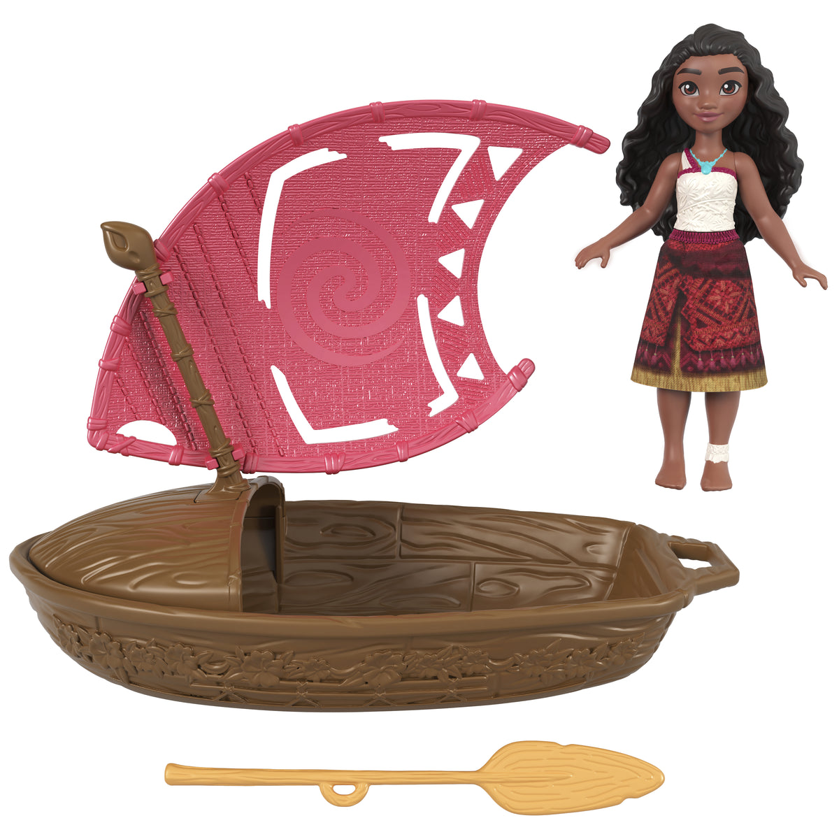 MATTEL Disney Vaiana 2 Pirogue et ses 3 surprises JBT68
