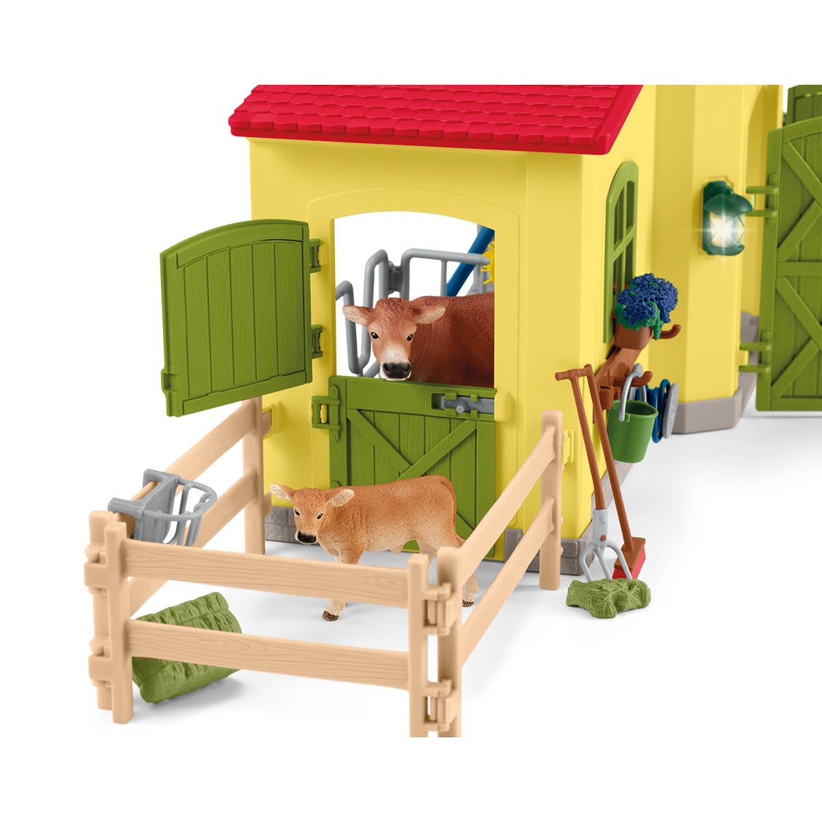 Coffret ferme éducative de 92 pieces avec animaux et accessoires, figurine miniature, Schleich 42605 Farm World