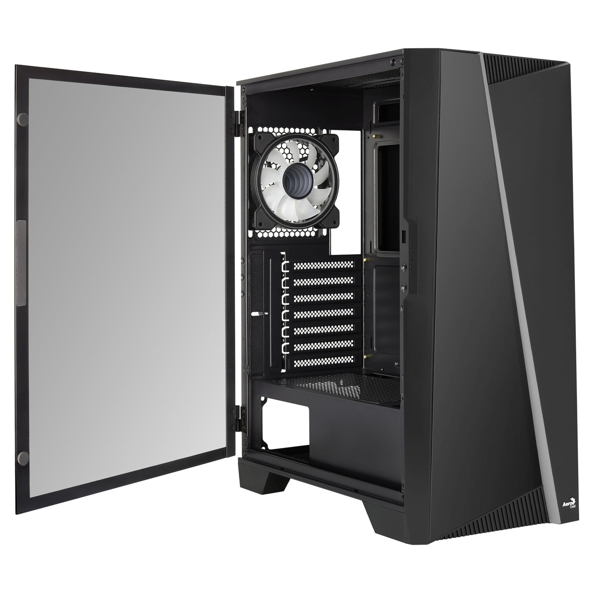 Boitier Moyen Tour E-ATX AeroCool Mirage V1 RGB avec panneau vitré (Noir)