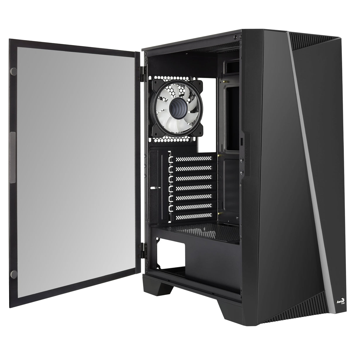 Boitier Moyen Tour E-ATX AeroCool Mirage V1 RGB avec panneau vitré (Noir)