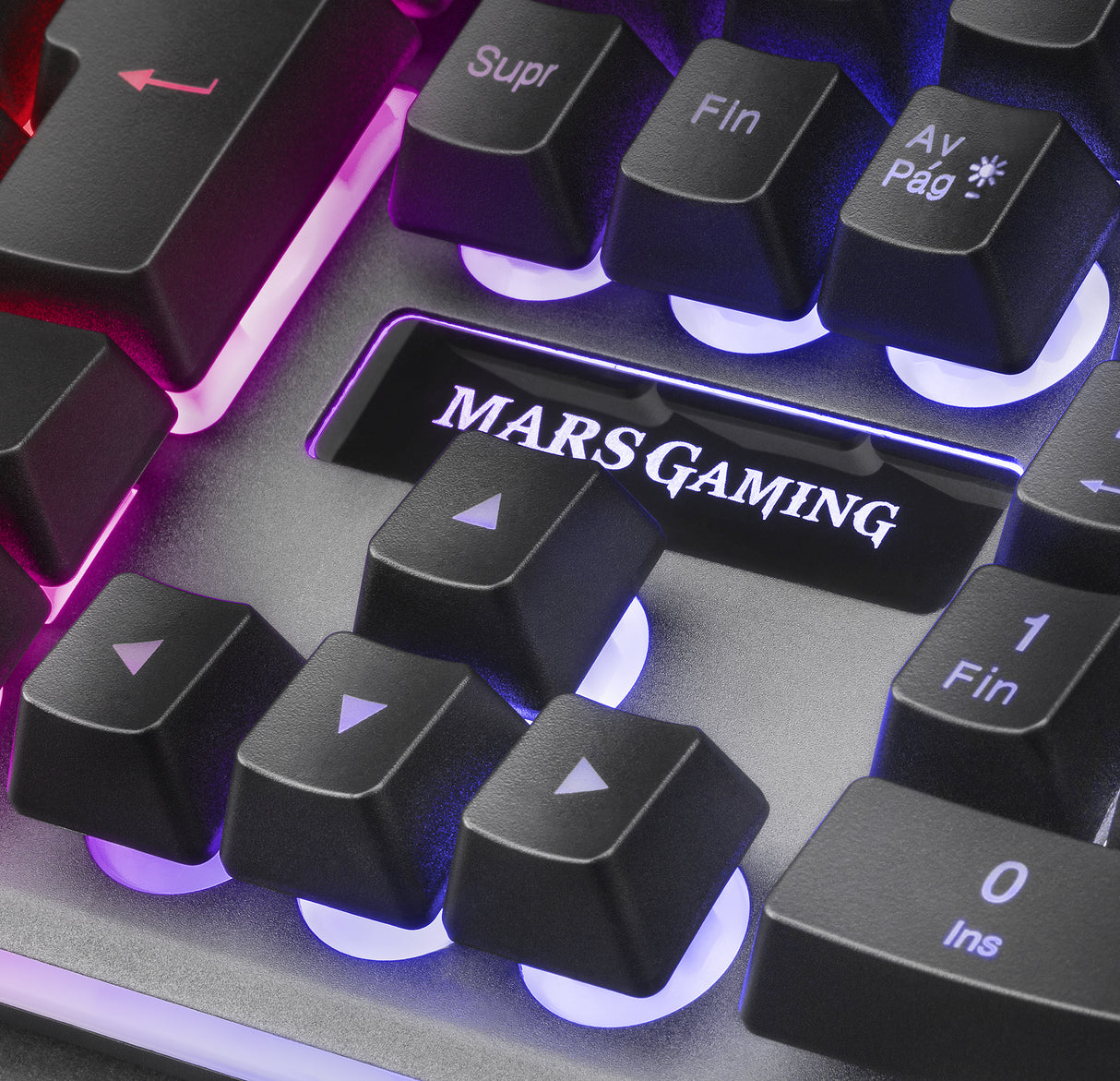 Clavier Gamer Mars Gaming MK220 RGB (Noir)