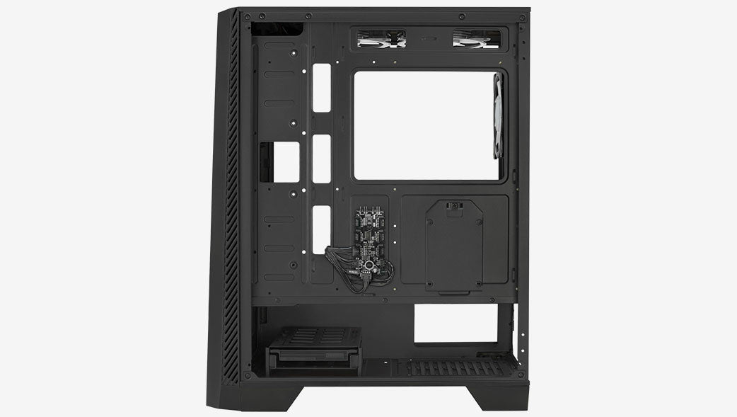 Boitier Moyen Tour ATX AeroCool Mirage V2 RGB avec panneau vitré (Noir)