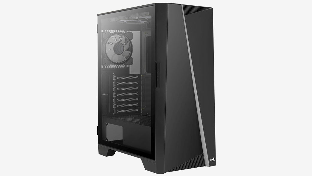 Boitier Moyen Tour ATX AeroCool Mirage V2 RGB avec panneau vitré (Noir)