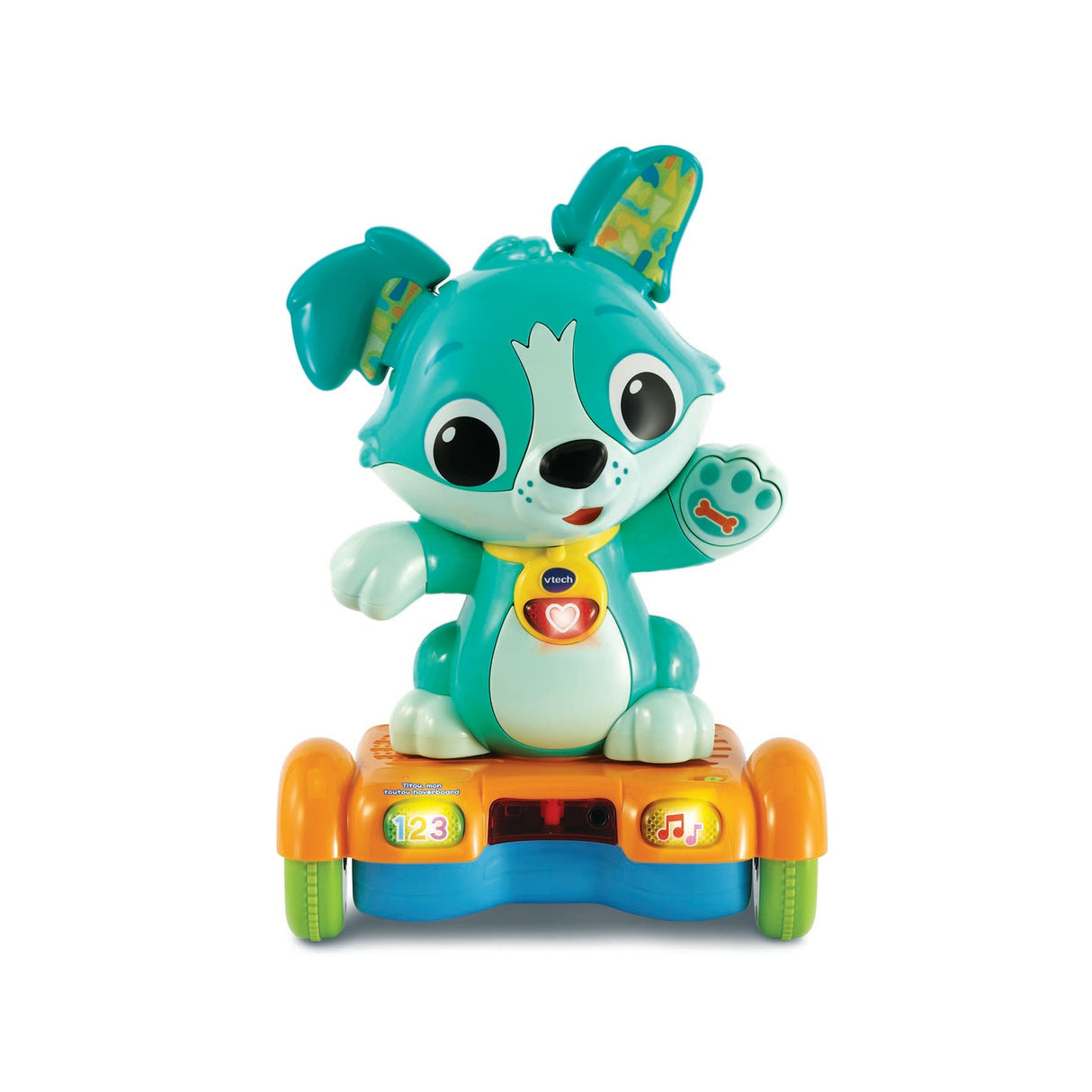 VTECH BABY - Titou, Mon Toutou Hoverboard - Chien Malicieux a 3 Roues - Piles Fournies - 12 a 36 mois