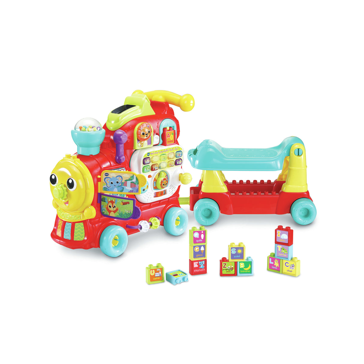 Porteur Maxiloco Mon Trotti Train 7 En 1 - VTECH BABY - Rouge - Musical