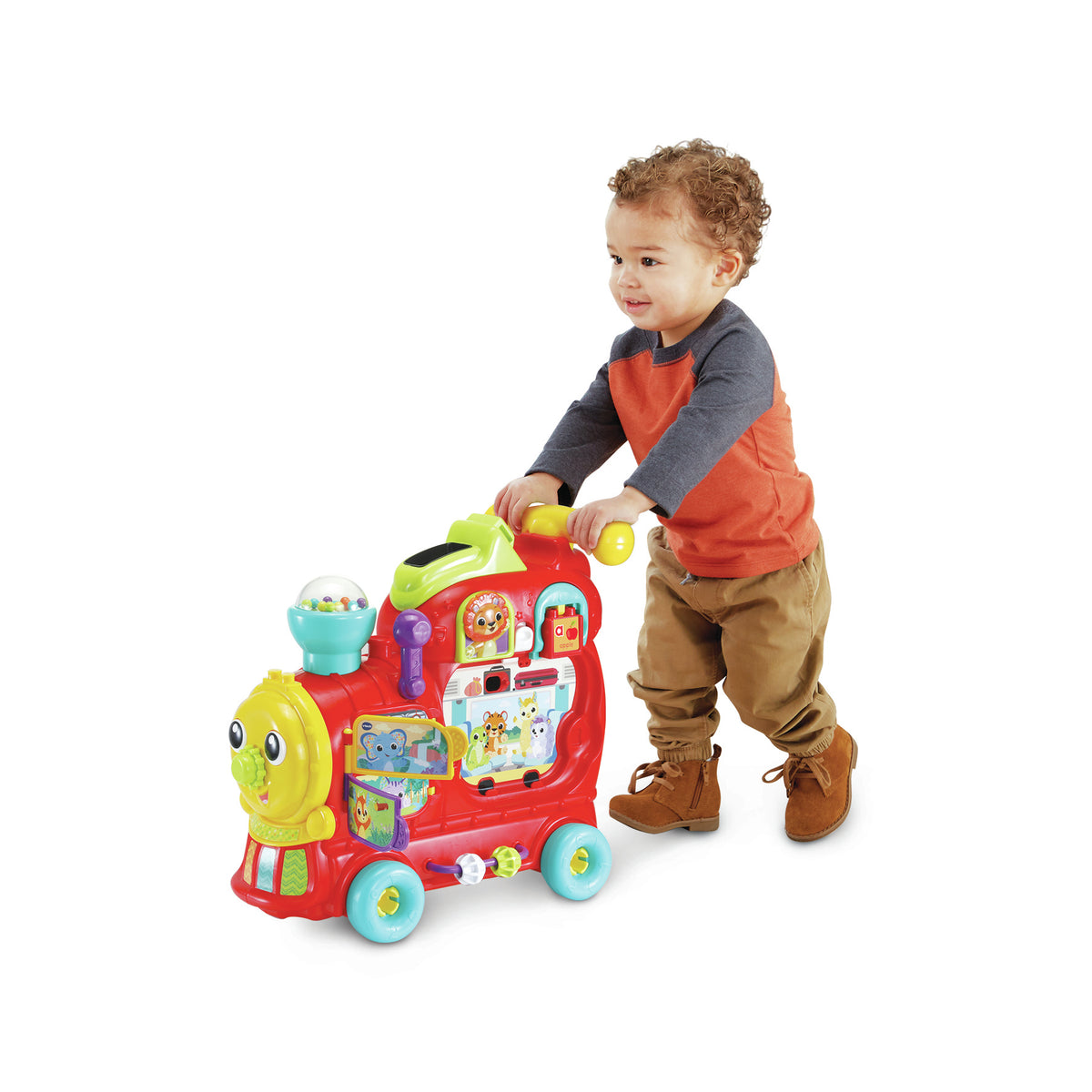 Porteur Maxiloco Mon Trotti Train 7 En 1 - VTECH BABY - Rouge - Musical