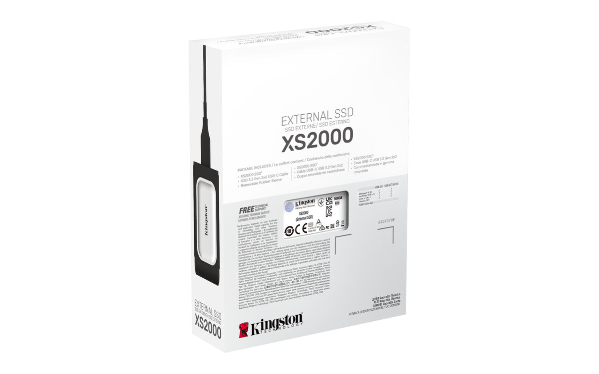 KINGSTON - XS2000 - SSD Externe - 500 Go - USB 3.2 Gen 2x2
