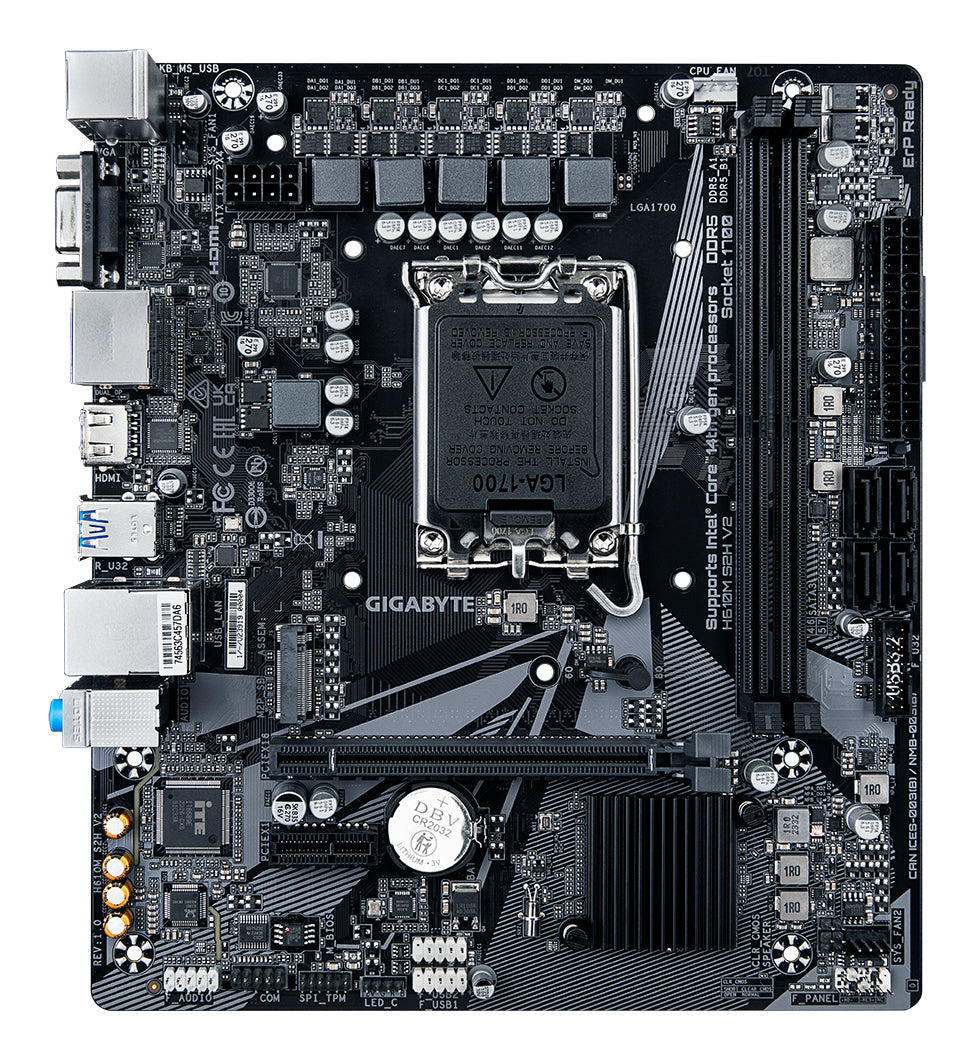 Carte Mére Gigabyte H610M S2H V2 DDR5 (Intel LGA 1700) Micro ATX