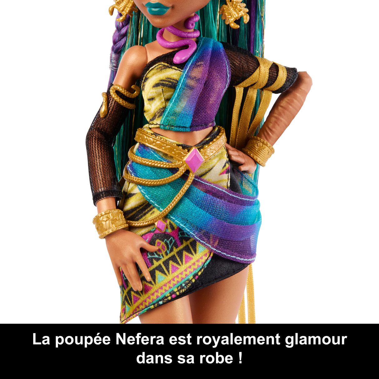 Monster High - Poupée Nefera De Nile - Avec Lavish et 7 accessoires - Monster High - JDR48
