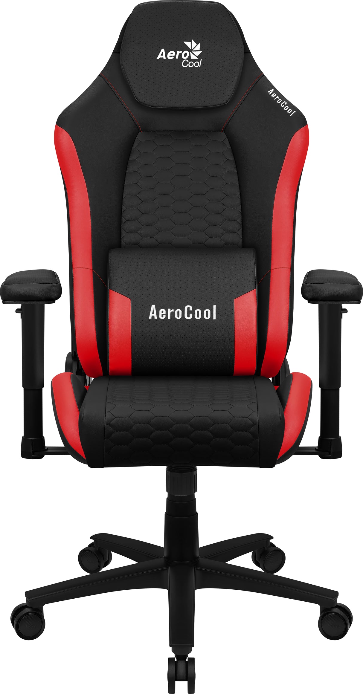 Fauteuil Gamer Aerocool Crown Leatherette (Noir/Rouge)