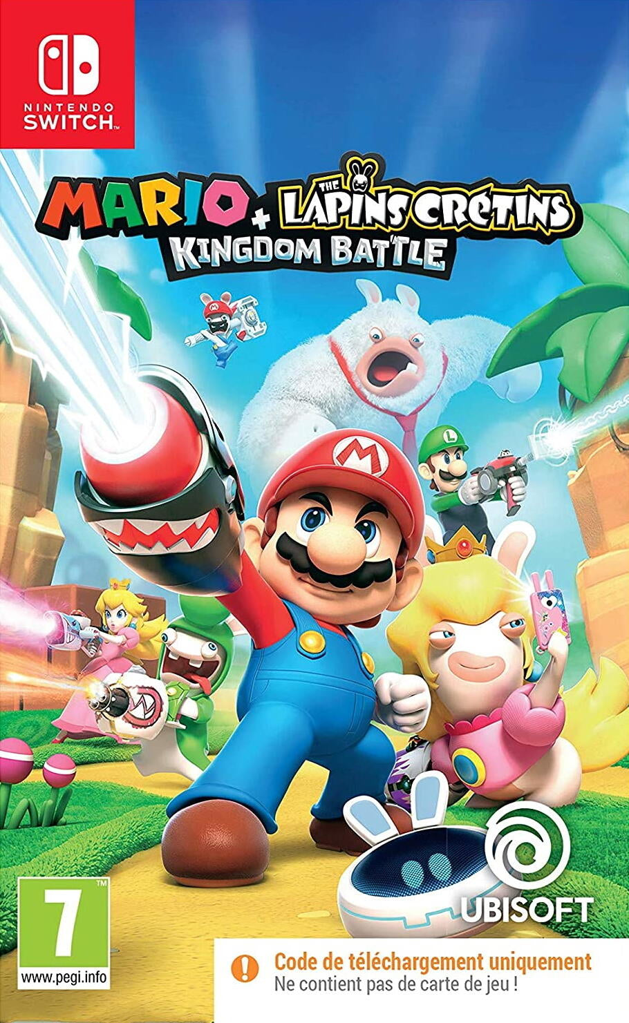 Mario + Les Lapins Crétins Kingdom Battle (Code dans la boite) Jeux Switch