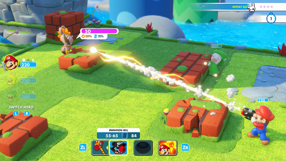Mario + Les Lapins Crétins Kingdom Battle (Code dans la boite) Jeux Switch