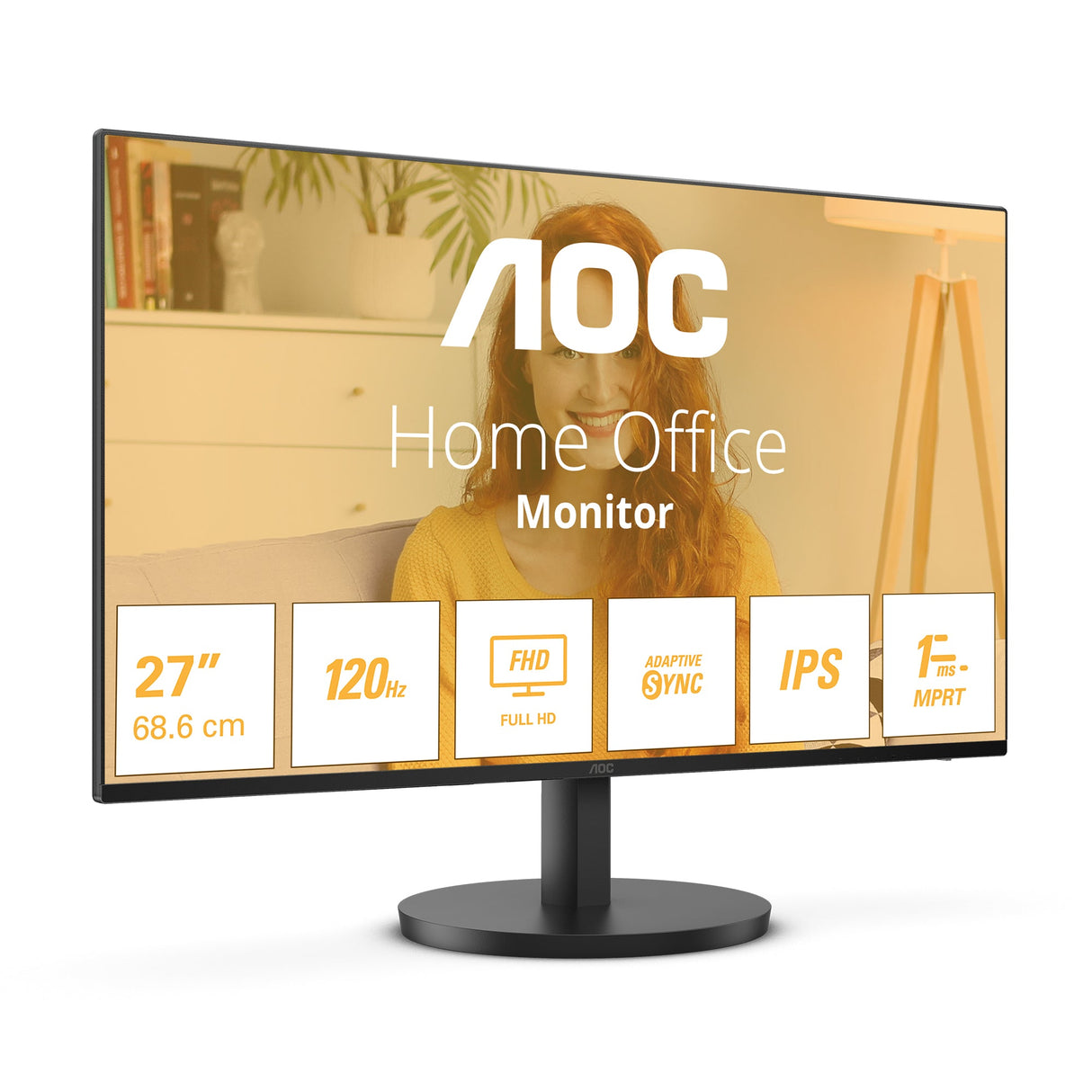 Ecran 27" AOC Basic B3 27B3HA2 Full HD 120Hz (Noir)