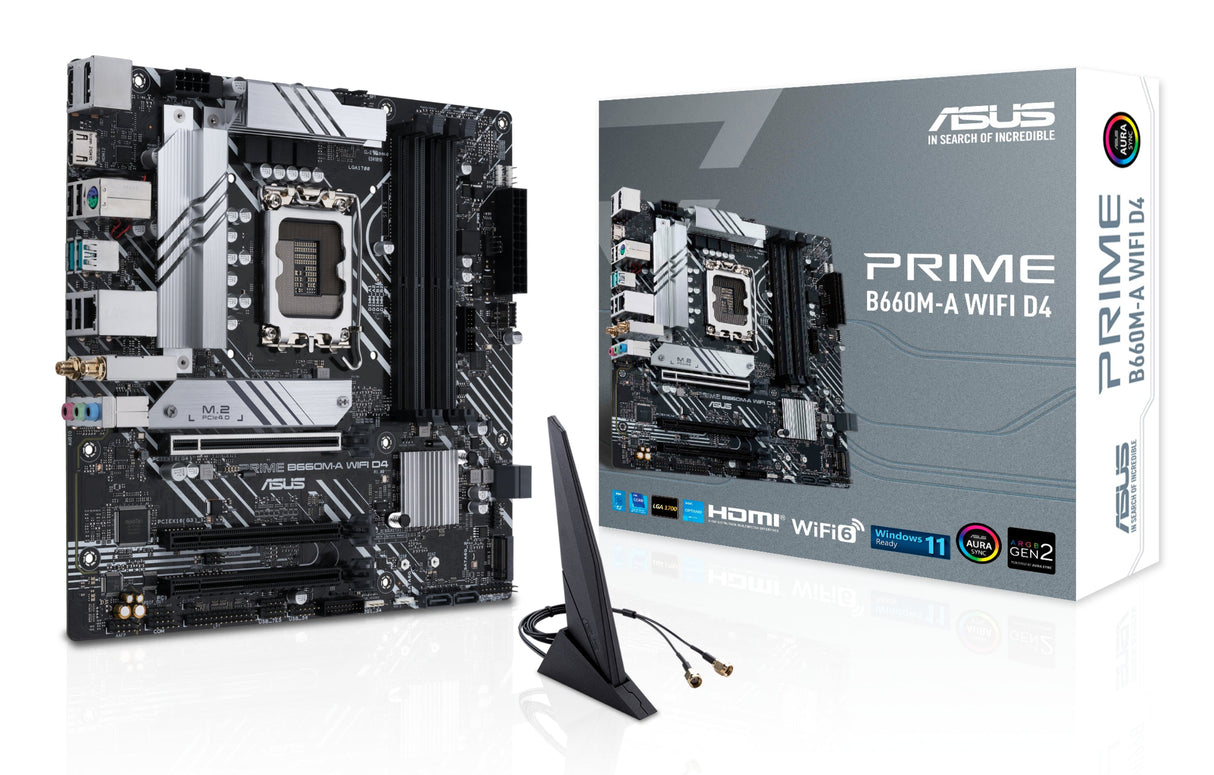 Carte Mére Asus Prime B660M-A WiFi D4 (Intel LGA 1700) Micro ATX