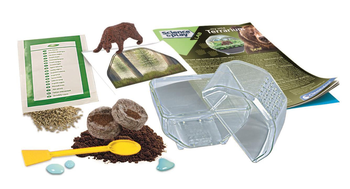 Mini Terrarium - Clementoni - Ours - Jeu de sciences et d'expériences - Des 7 ans - Fabriqué en Italie