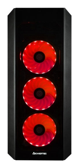 Boitier Moyen Tour ATX Chieftec Scorpion 3 RGB avec panneaux vitrés (Noir)