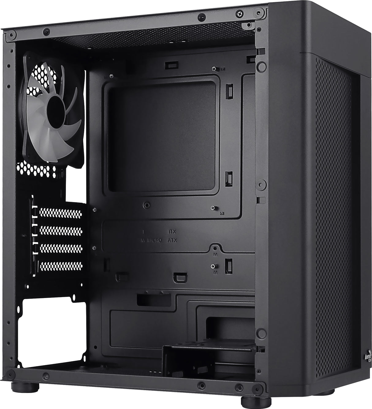 Boîtier PC - AEROCOOL - Hexform G v2 (Noir) - Mini tour - Format Micro-ATX - Sans alimentation