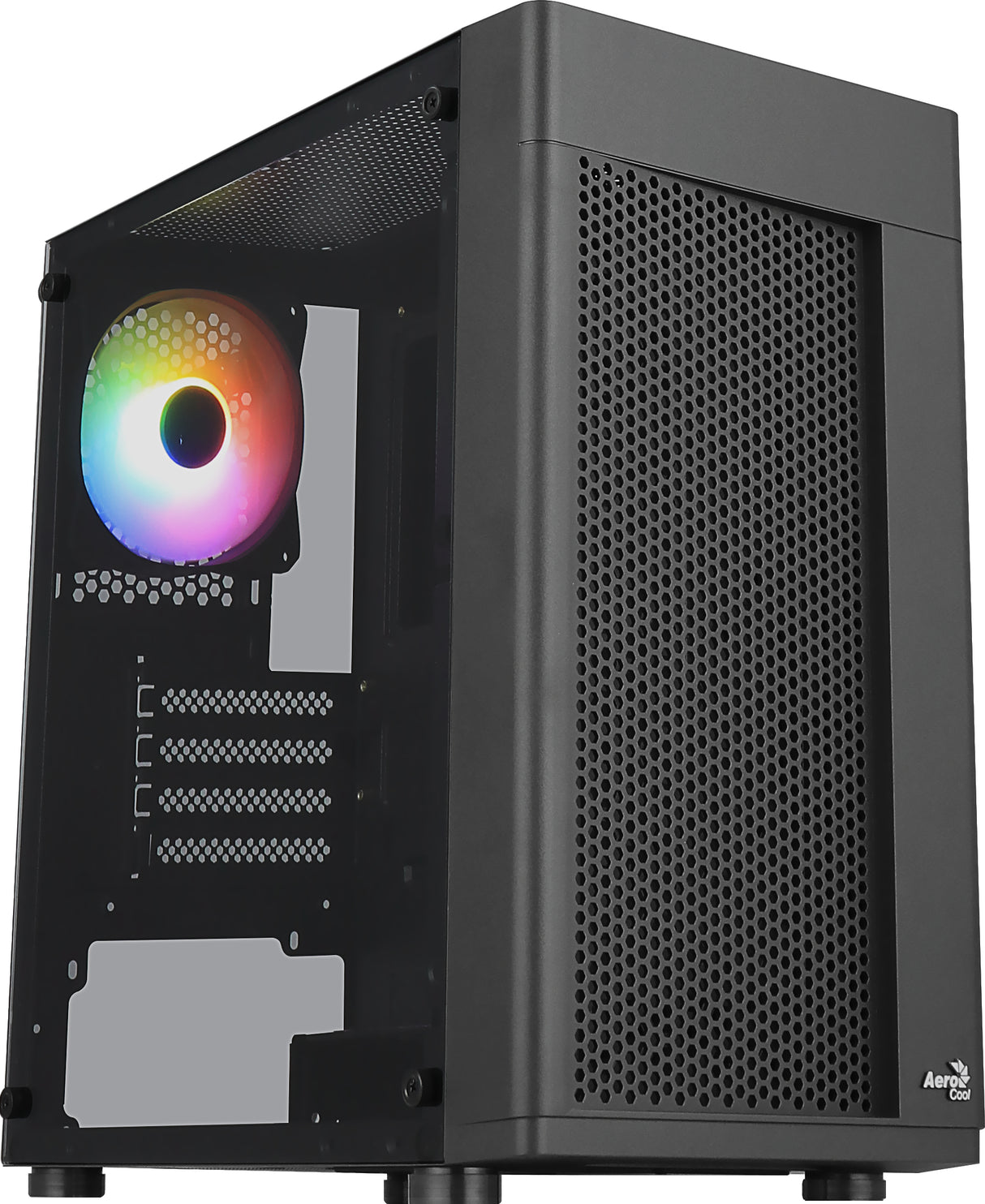 Boîtier PC - AEROCOOL - Hexform G v2 (Noir) - Mini tour - Format Micro-ATX - Sans alimentation