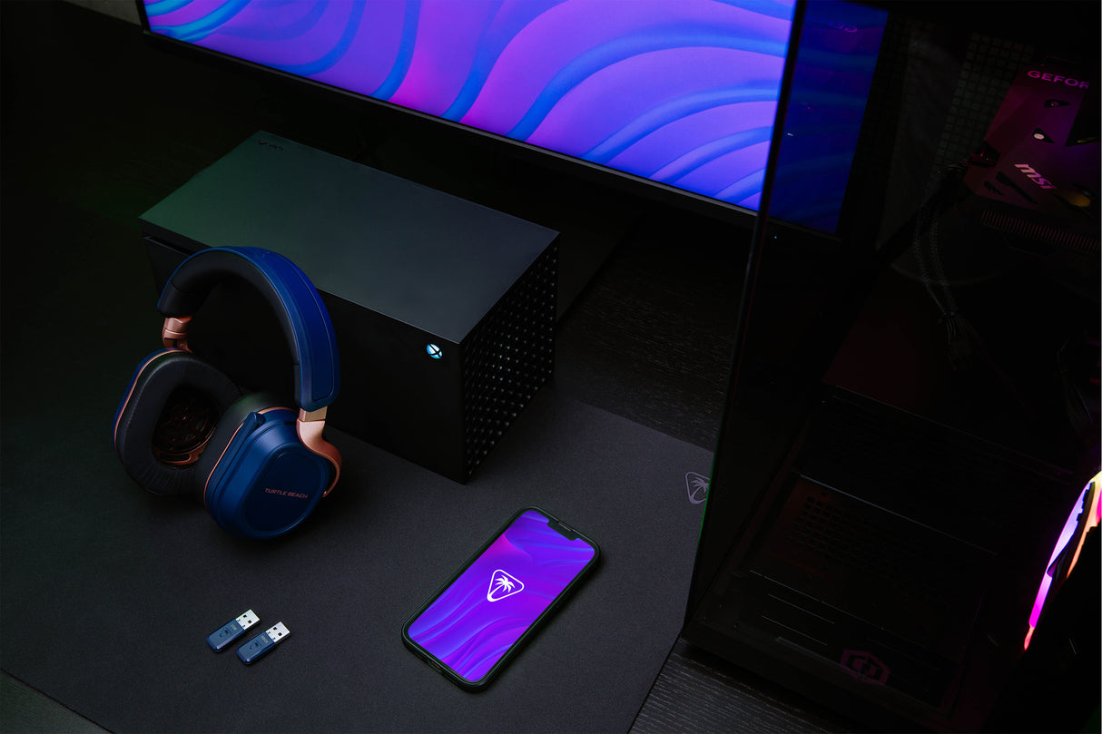Casque gaming sans fil - Turtle Beach Stealth™ 700X (Gen3) - Cobalt - Xbox, PS5, PS4, PC, mobile, 60mm, Bluetooth, 80h