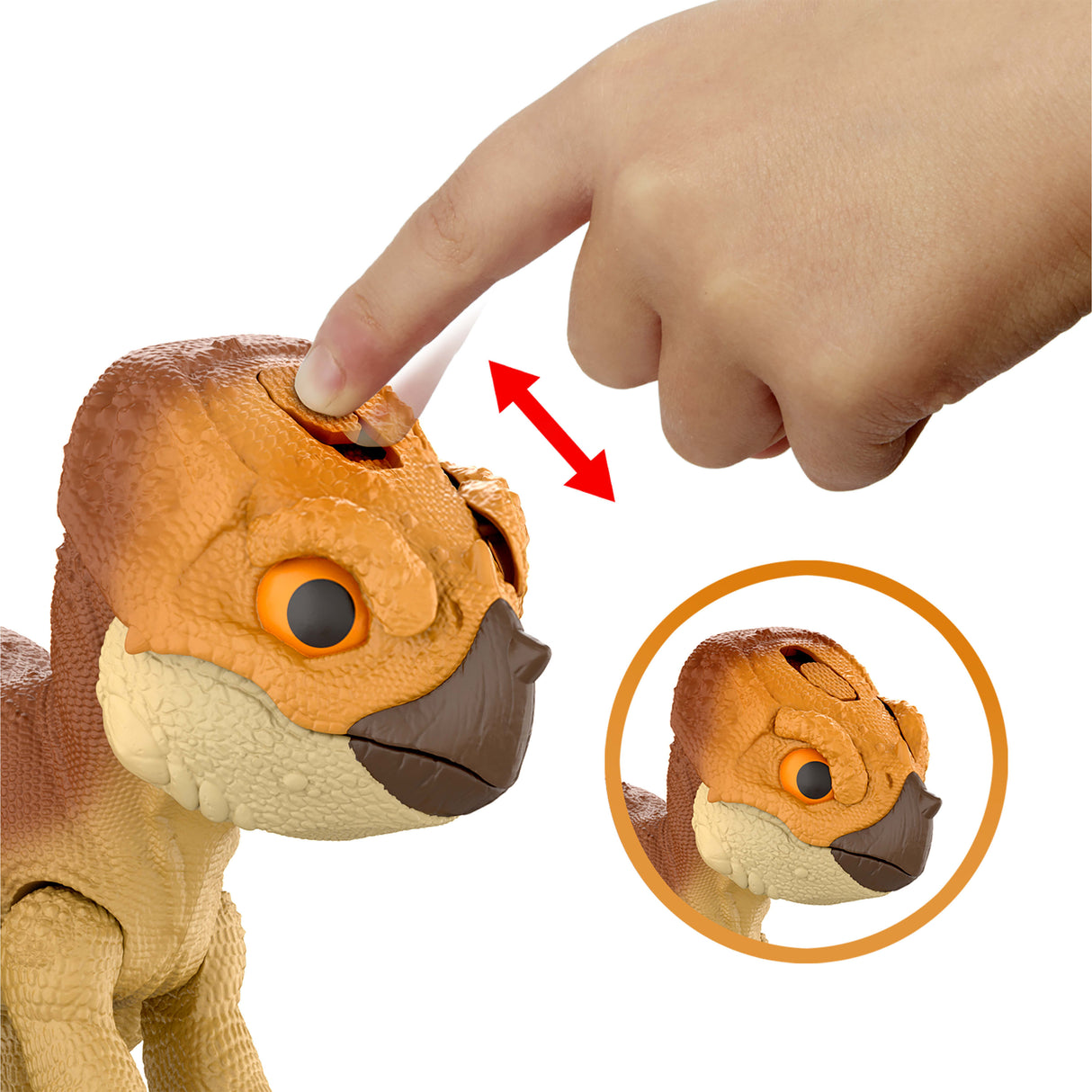 Jurassic World - Figurine Aquilops a apprivoiser - Dinosaure interactif - Jurassic World - JGC01