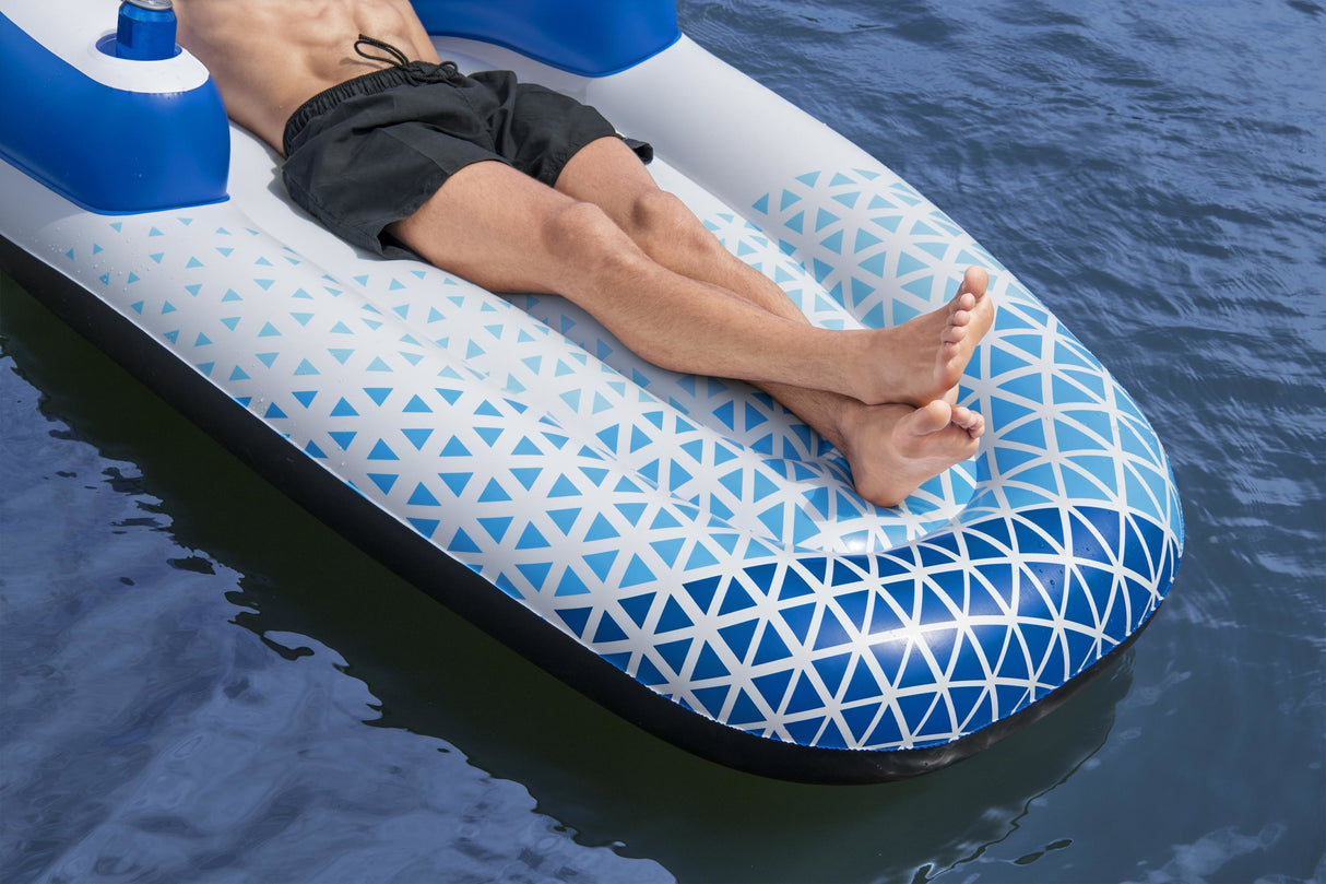 Bouée gonflable - Bestway - matelas Hydroforce - 1 place - 183 x 97 x 53,5 cm
