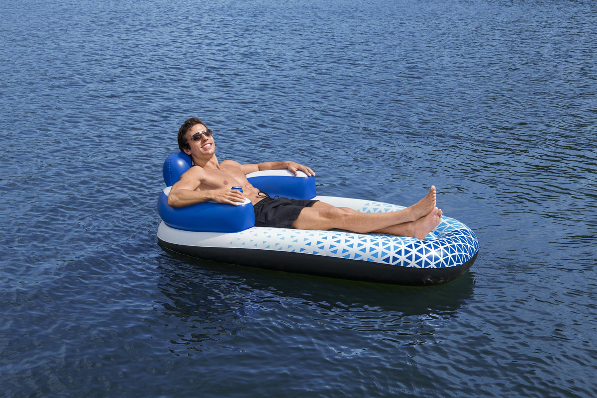 Bouée gonflable - Bestway - matelas Hydroforce - 1 place - 183 x 97 x 53,5 cm