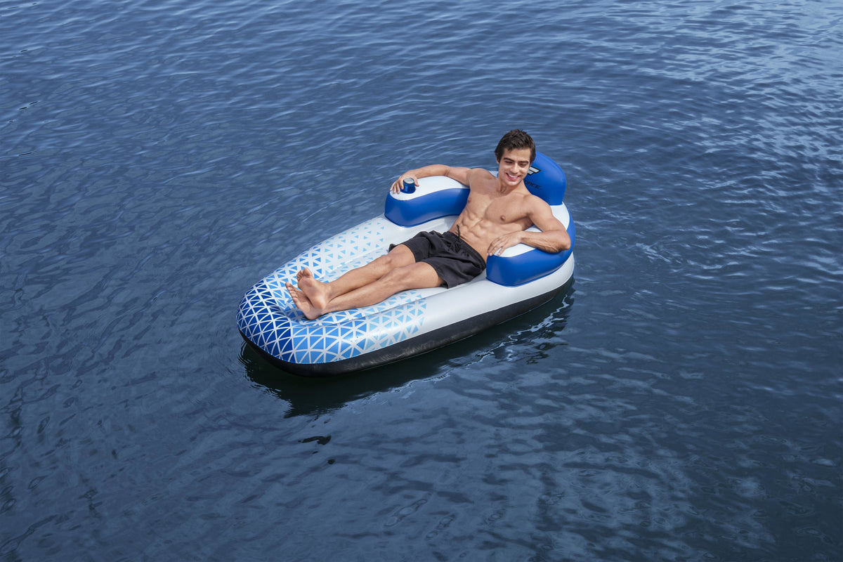 Bouée gonflable - Bestway - matelas Hydroforce - 1 place - 183 x 97 x 53,5 cm