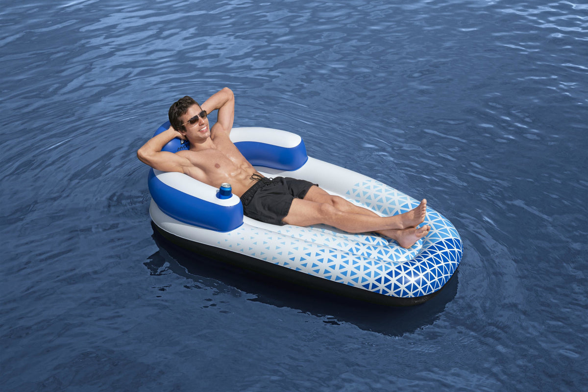 Bouée gonflable - Bestway - matelas Hydroforce - 1 place - 183 x 97 x 53,5 cm