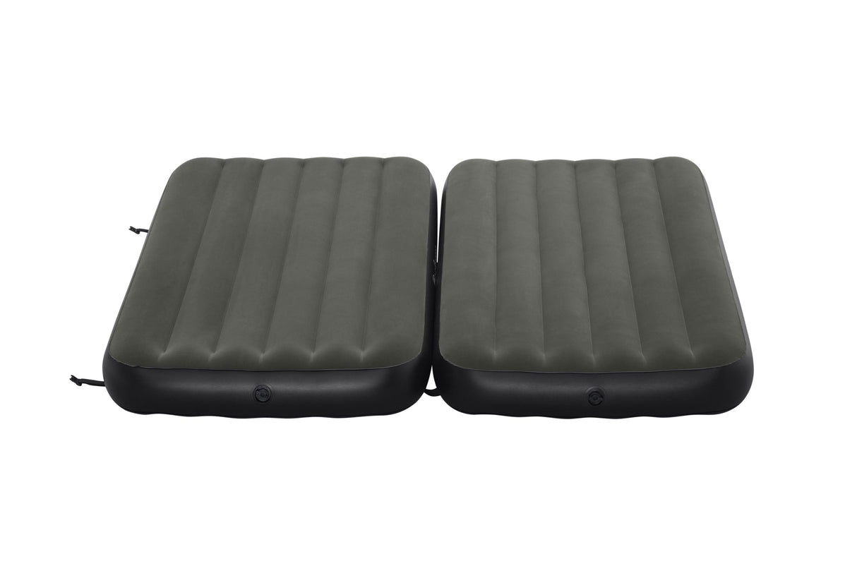 Lit 3 en 1 - BESTWAY - Airbed Tritech™ Connect and Rest™ - Lits jumeaux, lit surélevé, lit king size - 188 x 99 x 25 cm - 150 kg