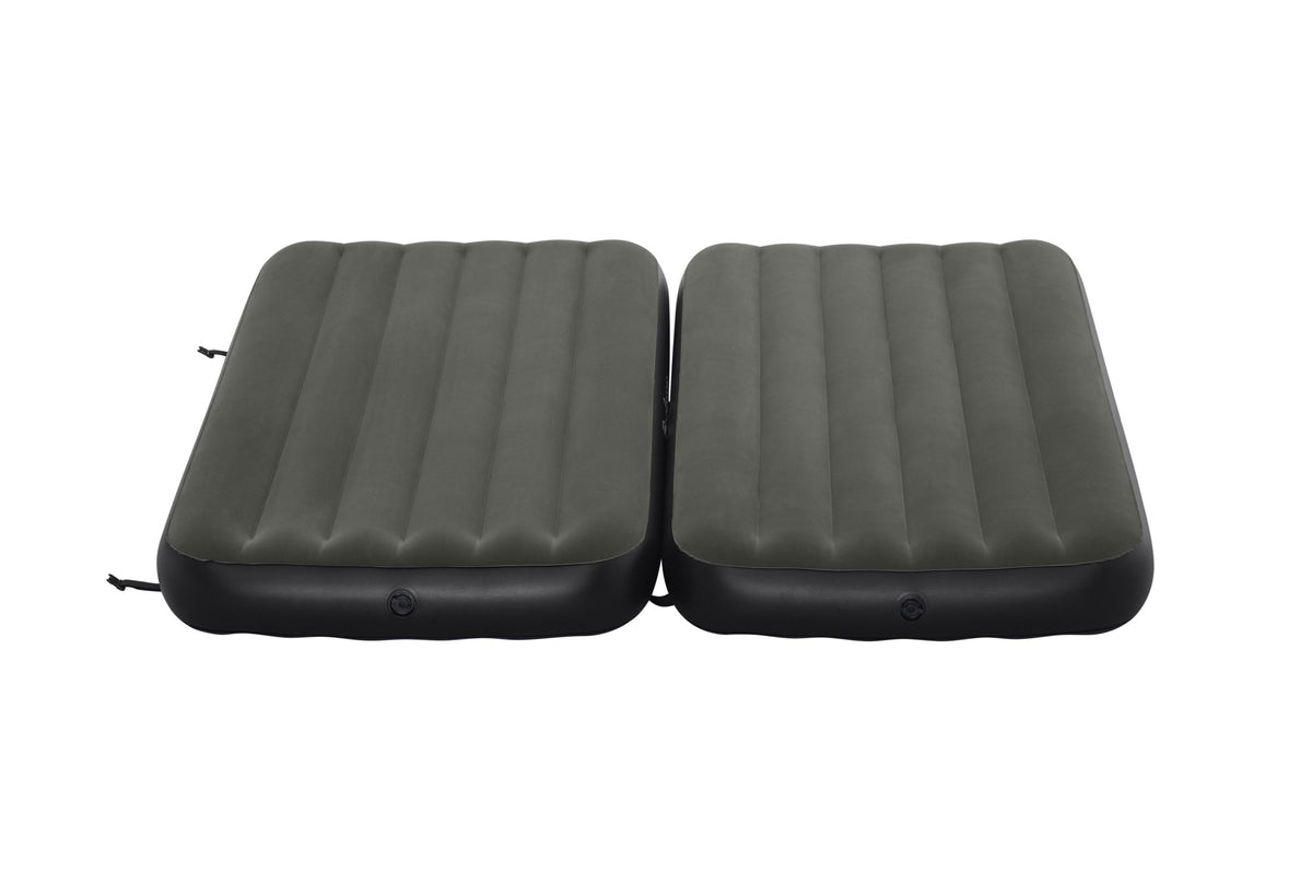 Lit 3 en 1 - BESTWAY - Airbed Tritech™ Connect and Rest™ - Lits jumeaux, lit surélevé, lit king size - 188 x 99 x 25 cm - 150 kg