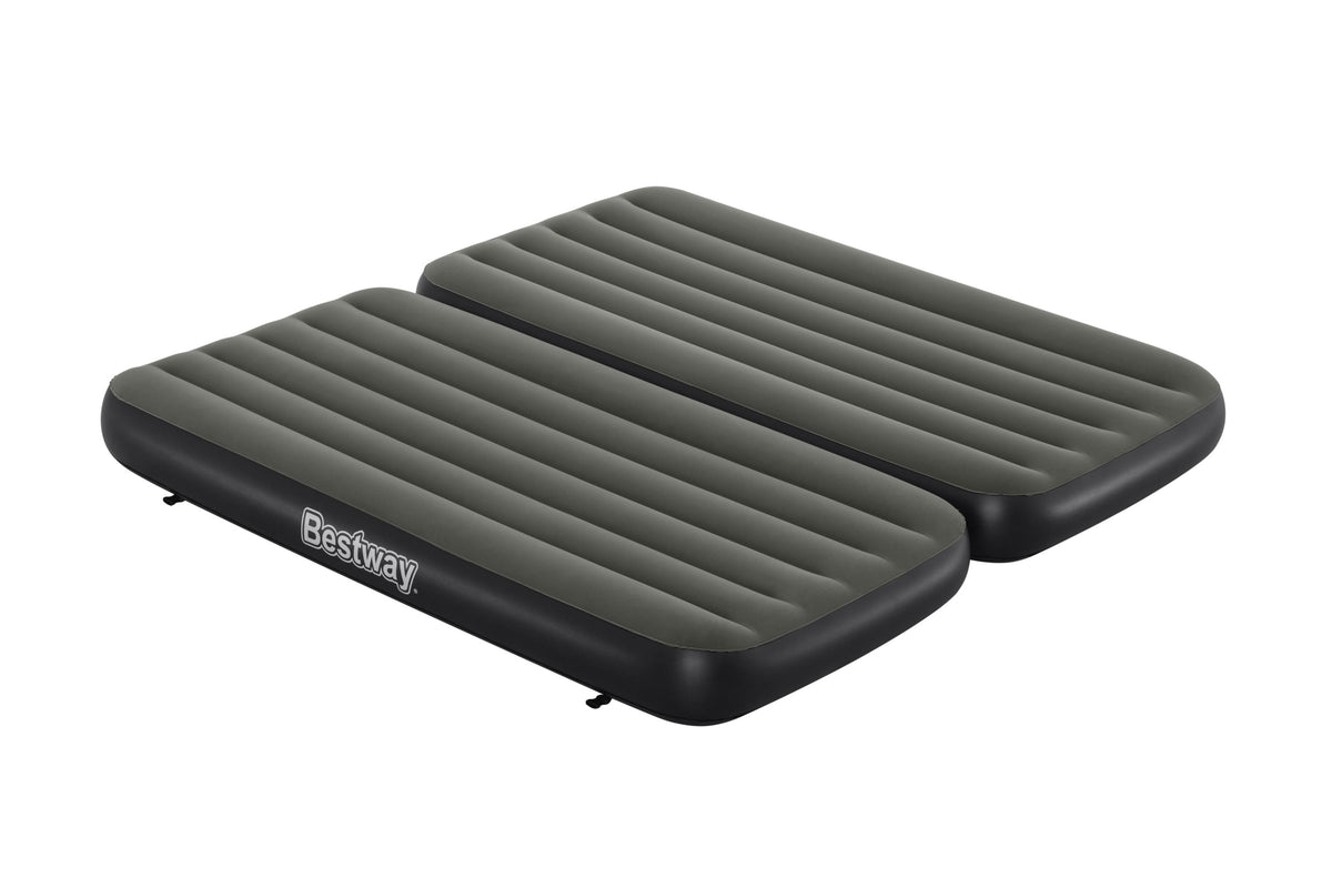 Lit 3 en 1 - BESTWAY - Airbed Tritech™ Connect and Rest™ - Lits jumeaux, lit surélevé, lit king size - 188 x 99 x 25 cm - 150 kg
