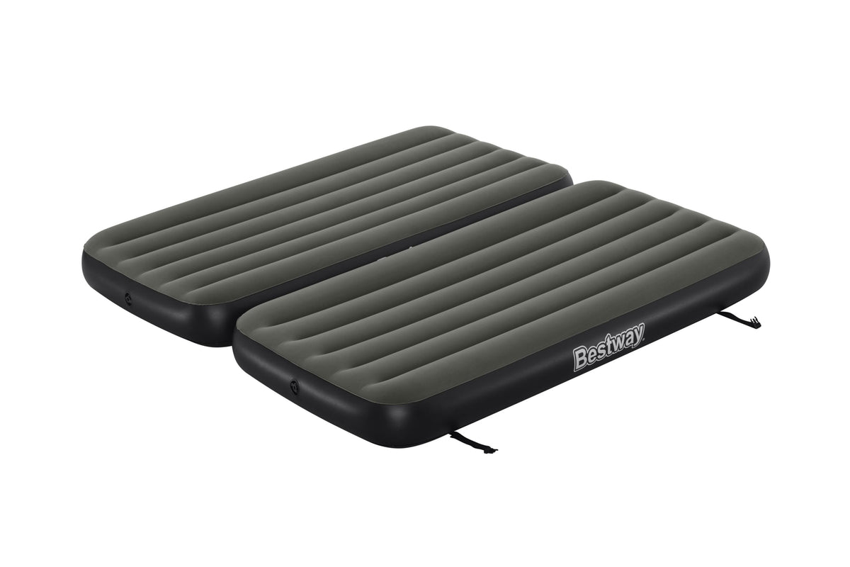 Lit 3 en 1 - BESTWAY - Airbed Tritech™ Connect and Rest™ - Lits jumeaux, lit surélevé, lit king size - 188 x 99 x 25 cm - 150 kg