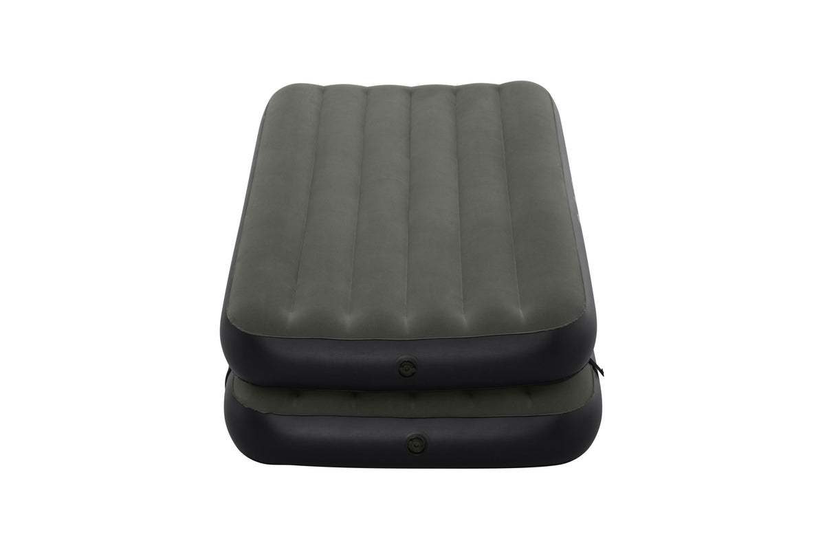 Lit 3 en 1 - BESTWAY - Airbed Tritech™ Connect and Rest™ - Lits jumeaux, lit surélevé, lit king size - 188 x 99 x 25 cm - 150 kg