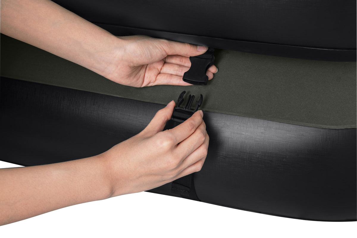 Lit 3 en 1 - BESTWAY - Airbed Tritech™ Connect and Rest™ - Lits jumeaux, lit surélevé, lit king size - 188 x 99 x 25 cm - 150 kg