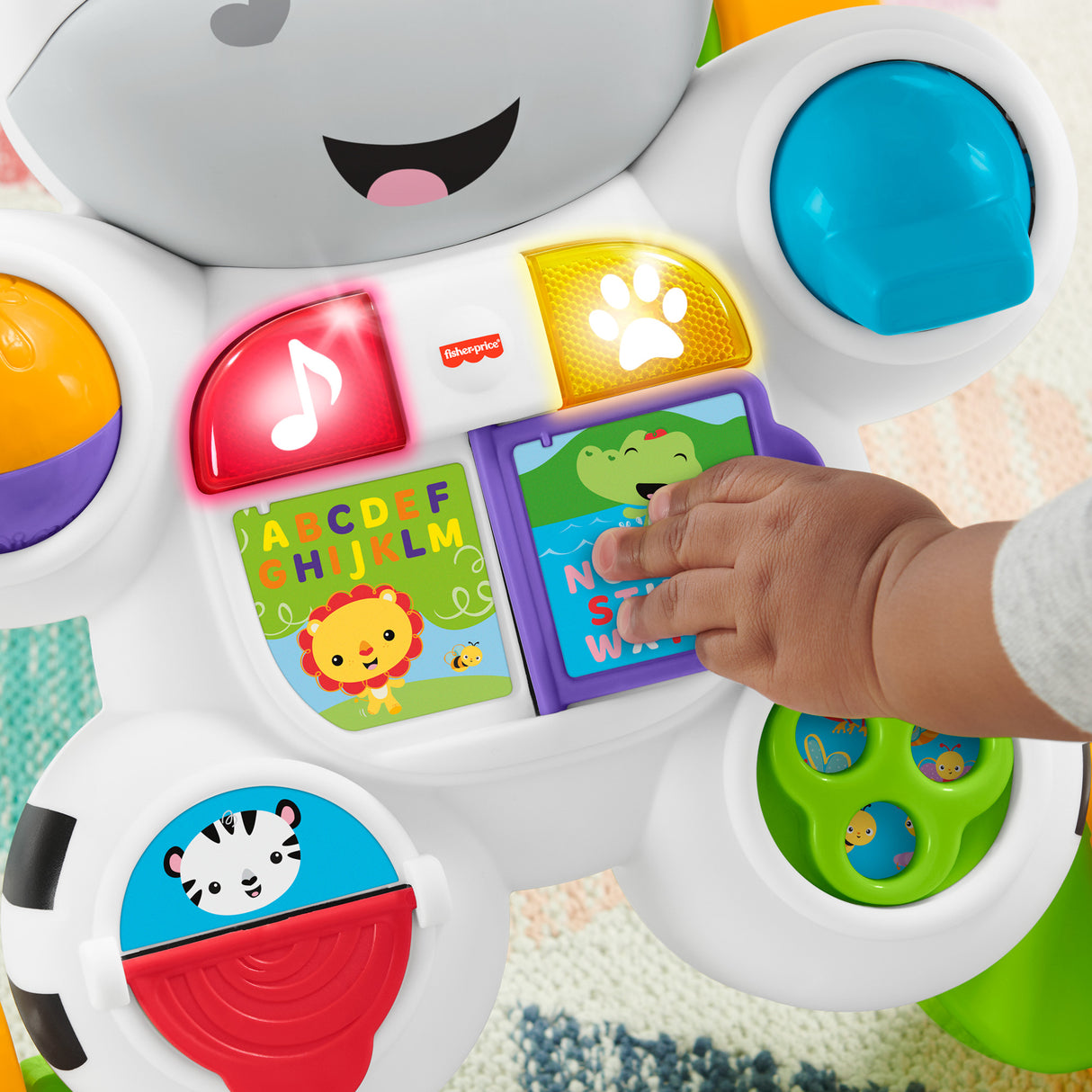 Fisher-Price - Mon Trotteur Zebre Parlant - Trotteur bébé - 6 mois et + DLD96