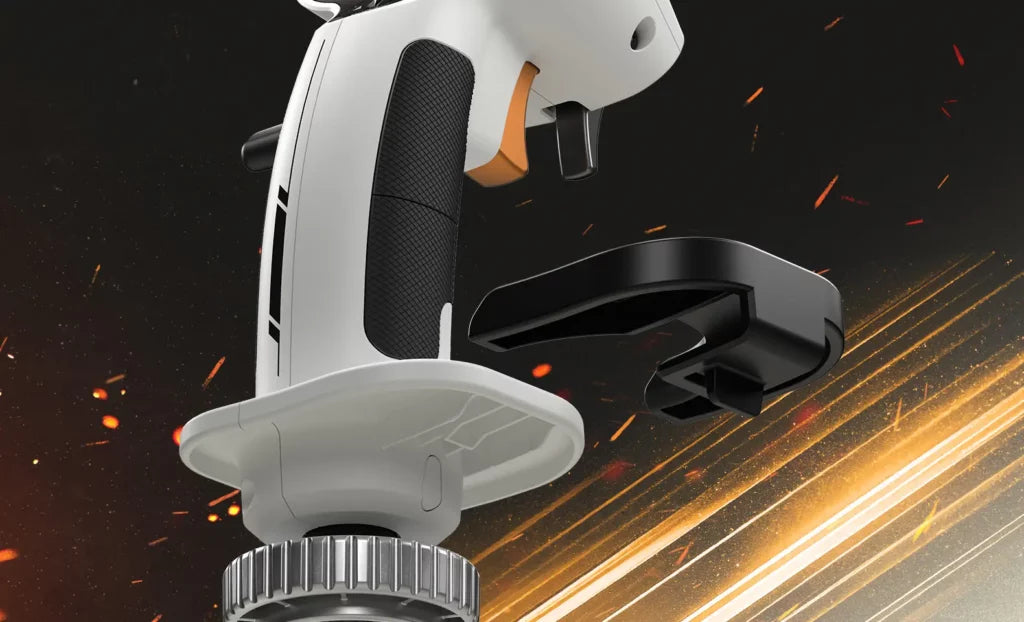 Joystick spatial - THRUSTMASTER - Sol-R 2 HOSAS Space Sim Duo - Ambidextre - 88 boutons - Technologie H.E.A.R.T. 16 bits